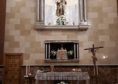 convento de las carmelitas descalzas de ciudad real altar virgen del carmen