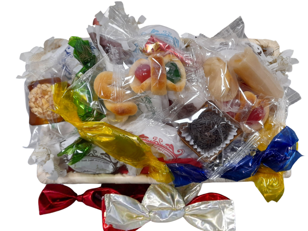 CESTA PEQUEÑA DE SURTIDO DE NAVIDAD